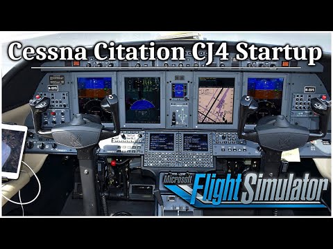 How to Start Up a Cessna Citation CJ4 in Microsoft Flight Simulator