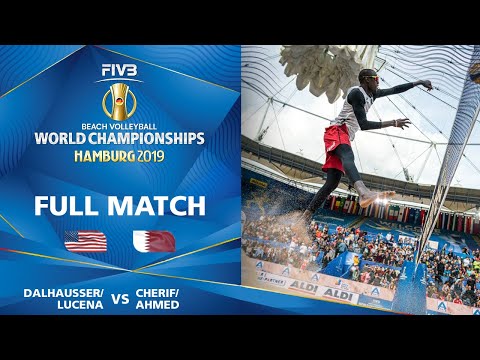 Lucena/Dalhausser vs. Ahmed/Cherif - Full Match | Beach Volleyball World Champs Hamburg 2019