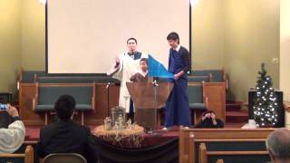2011년 12월 25일 아이들의 연극 공연. 인디애나폴리스 한인 침례 교회