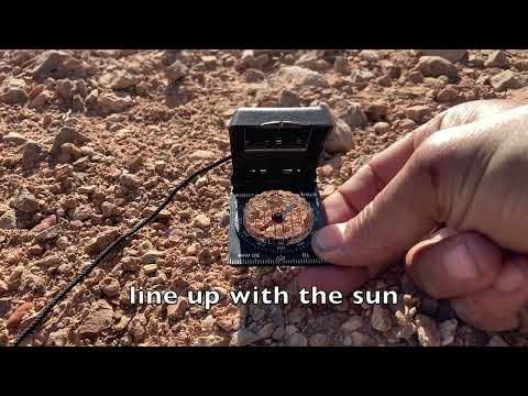 How to tell the time using the Silva Ranger SL compass sun watch
