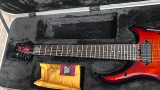 Video thumbnail for unboxing Music man Majesty Petrucci signature guitar Ember glow by Marcello Satta