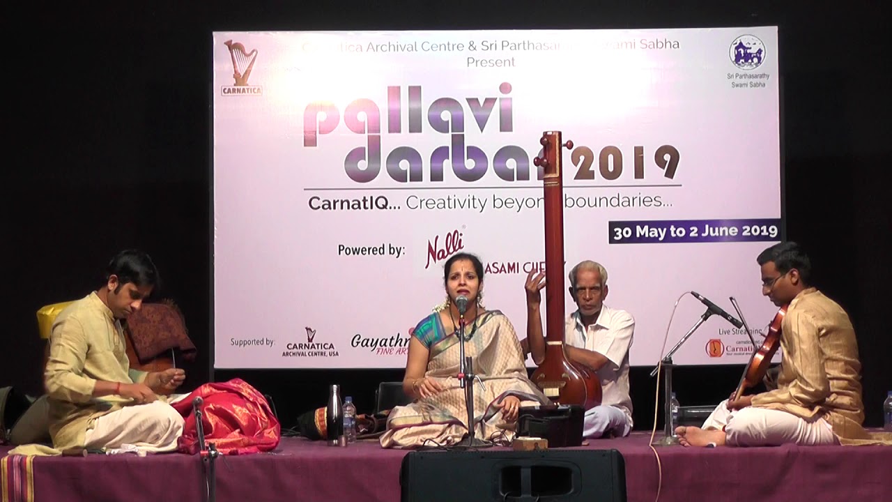 K.Gayathri Prasanna l Grand Pallavi Darbar spl Concert  l Carnatica & SPS Sabha l 2019