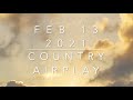 Billboard Top 60 Country Airplay Chart Feb 13 2021