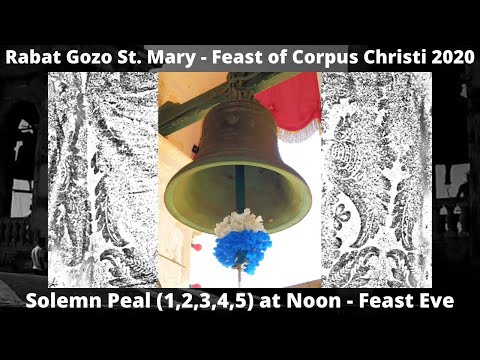 Mota f'12;00pm (2020 - 1,2,3,4,5) - Rabat (G) Santa Marija - Festa ta' Corpus Christi - 5 Qniepen