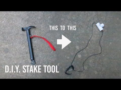 DIY tent stake tool [1.8 oz.]