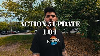 DJI Action 5 New Color Mode Comparison (Update 1.04.08.10)