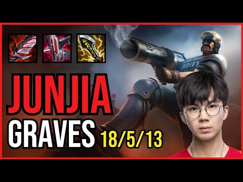 JUNJIA - GRAVES vs. JARVAN IV Jungle | KR CHALLENGER | PATCH 10.25