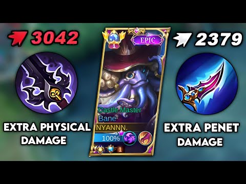 NEW BANE MULTIPLE BRUTAL DAMAGE BUILD | BANE BEST BUILD 2023🔥 - MLBB