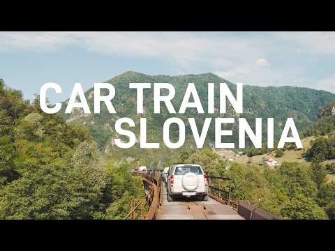 Taking a CAR TRAIN in Slovenia