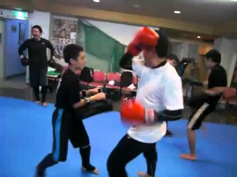 kick boxing combo キックボクシングミット内コンビネーション