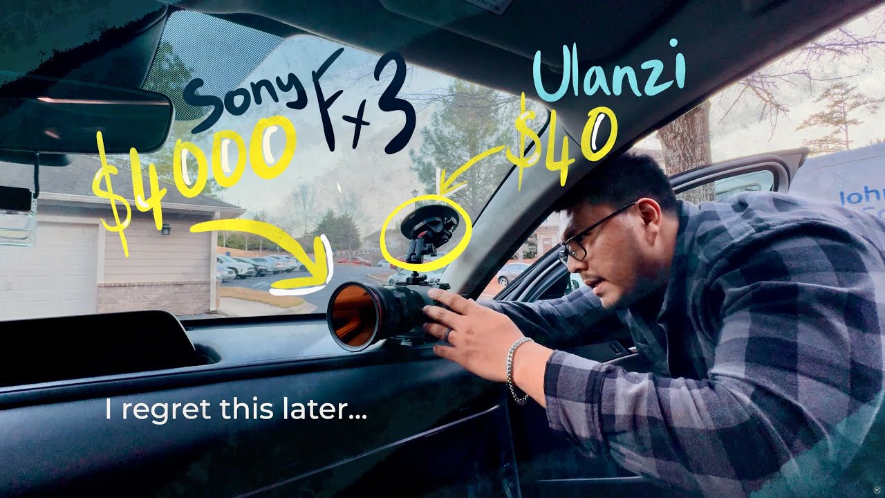 Ulanzi SC-02 suction cup camera mount | test and first impressions
