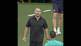 Hansi Flick está suspenso para o El Clássico. 🤯🔥 #barcelona  #football #football