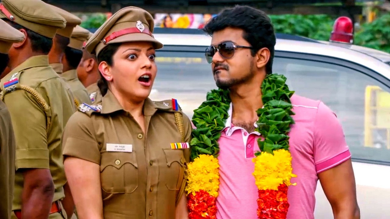 Policewala Gunda 2 Hindi Dubbed Movie Kajal Agarwal & Vijay Best Scenes Back to Back | Goldmines