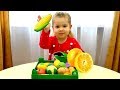 Diana Teaches The Names Of Fruits And Vegetables Video For Toddlers