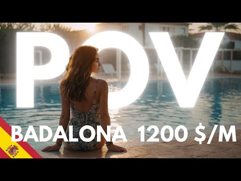Living in Badalona, Spain for $1,200 a Month | Beach Life Near Barcelona