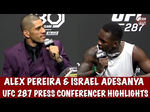 Alex Pereira vs. Israel Adesanya 2 Press Conference Highlights UFC 287