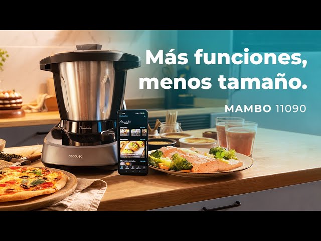 Robot culinaire Cecotec Mambo 11090 1600W 3.3L 37 fonctions, balance et App video