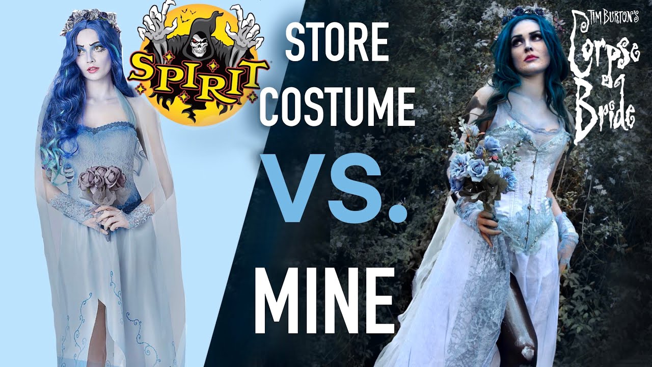 Spirit Halloween VS. My Corpse Bride Costume | Review + Build