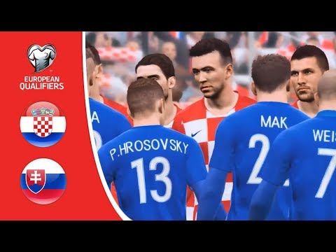 PES 2017 | Croatia vs Slovakia - Highlights & All Goals - UEFA EURO 2020 Qualifiers - Gameplay PC/HD