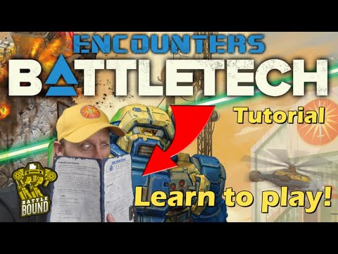 Let's Play Battletech Encounters! Learn-to-Play | TUTORIAL | REVIEW