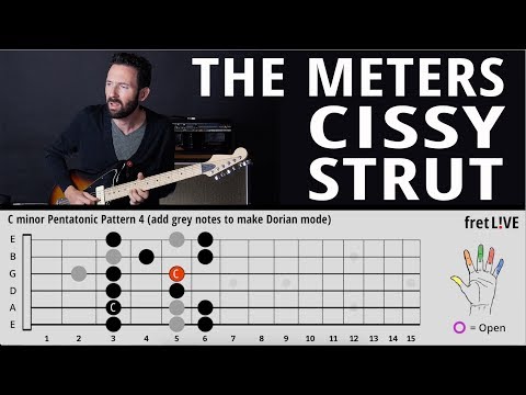 The ONE Funk song you NEED to Know! CISSY STRUT  byThe Meters (Guitar Lesson)