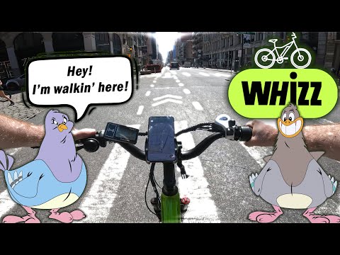Delivering Food in NYC on the Whizz Storm-2 E-Bike