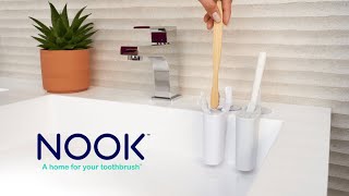 Now on Kickstarter: Nook: The Simplest, Most Hygienic Toothbrush Holder