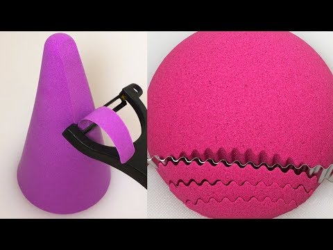 Very Satisfying Video Compilation 52 Kinetic Sand Cutting ASMR Video
