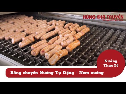 Máy Nướng Nem Nướng | Băng Chuyền Nướng Nem