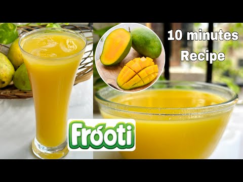 Mango Frooti Recipe | 100% Natural Mango Frooti At Home | Fresh Mango Juice | Frooti~@tina_gallery