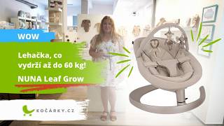 Nuna Leaf Grow Granite (bez hrazdičky) Naše ukázka Nuna Leaf Grow