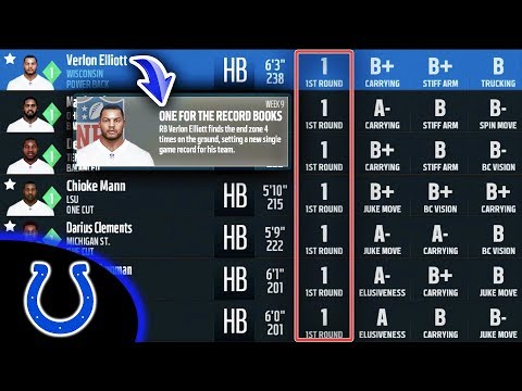 SO MANY GOOD RUNNING BACKS! Madden 18 Colts Connected Franchise Ep. 11