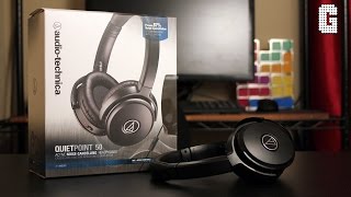 Video thumbnail for First Look! Audio Technica ATH-ANC50iS QuietPoint 50 REVIEW! by Gamesky