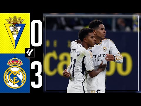 Cádiz CF 0-3 Real Madrid | HIGHLIGHTS | LaLiga 2023/24