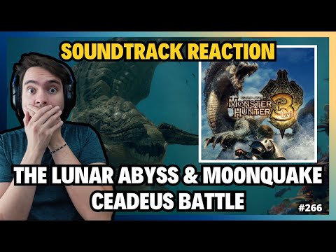 REACTION to The Lunar Abyss & Moonquake (Battle with Ceadeus) from Monster Hunter 3