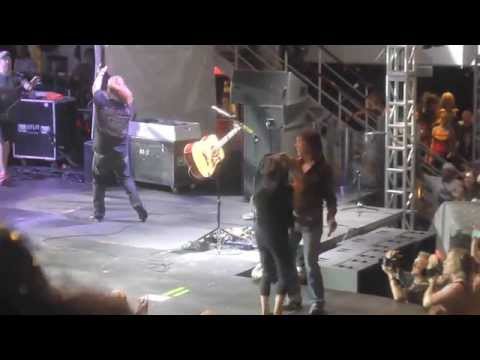 Jeff Keith sings Happy Birthday to his Mother - LIVE- TESLA- MORC 2014- 3-29-14