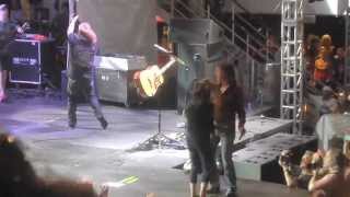 Jeff Keith sings Happy Birthday to his Mother - LIVE- TESLA- MORC 2014- 3-29-14