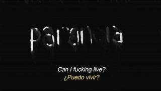 A Day To Remember - Paranoia lyrics (Sub. Español)