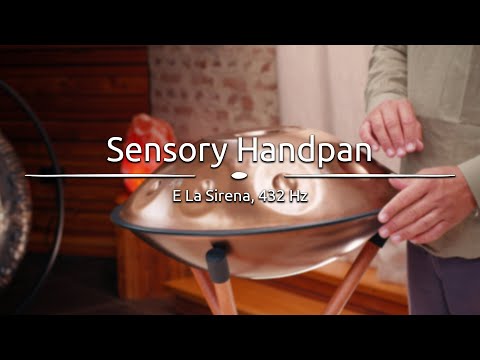 E La Sirena Sensory Handpan, 432 Hz, HPSTL102CU - Meinl Sonic Energy 1/2