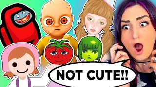 I Played 100 CUTE BUT CREEPY Games (DO NOT Download Them)