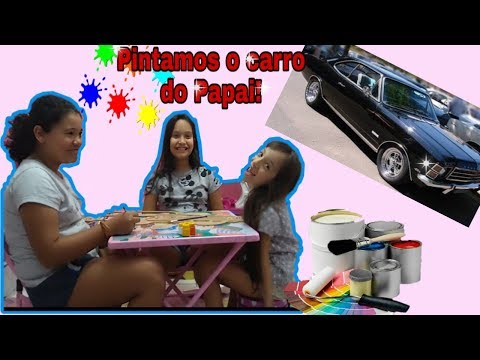 Pintamos o carro do Papai