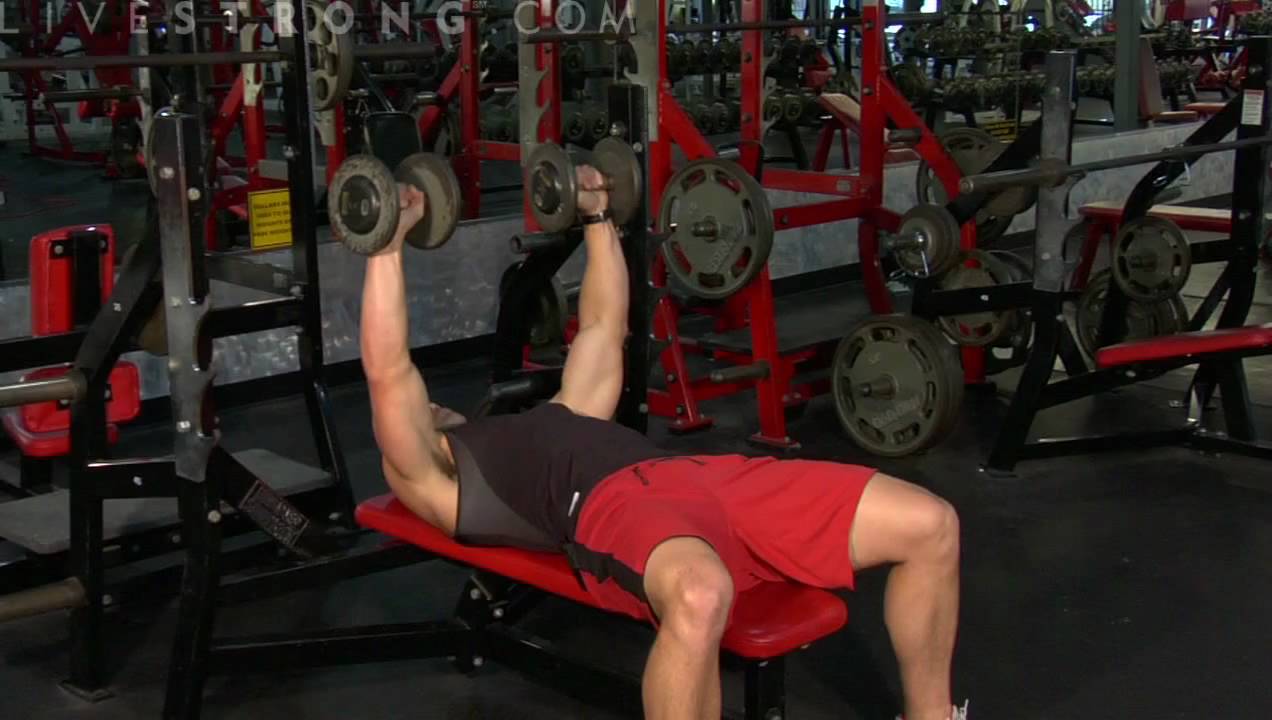 How to Do Chest Presses With Dumbbells - YouTube