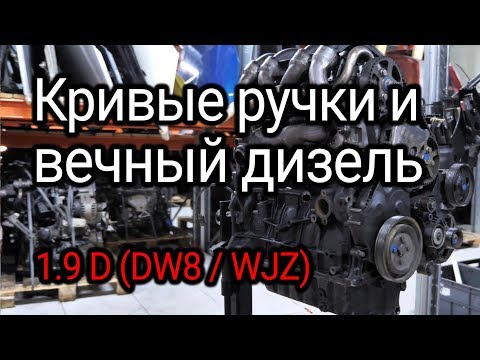 Фото к видео: Что стучит в надежном, как АК, дизеле 1.9D (DW8 / WJZ) от Peugeot и Citroёn?