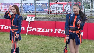 【正智寧音子さん / 星野奏さん  HELM 】SUPERGT　ピットウォークの模様 オートポリス  2024.10.20
