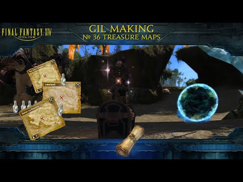 FF14 Making Gil:  ep.36 Treasure maps