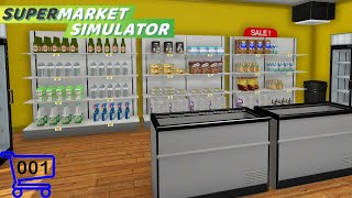 Supermarket Sim - Opening Day - #supermarketsim #notwalmart