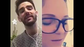 Jessica M Gregory Duet with Mikey Wax singing his original song &#39;And A Happy New Year&#39;