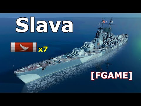 World of WarShips Slava - 7 Kills 319K Damage