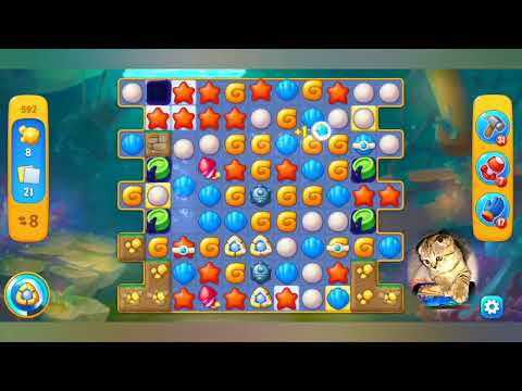 Fishdom 2022, no Boosters,  592  level  -  прохождение без бустеров,  592  уровень.