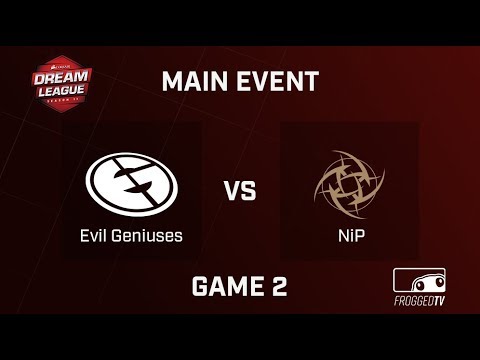 [DreamLeague Major] Evil Geniuses vs Ninjas in Pyjamas - Game 2 - LB Round 3